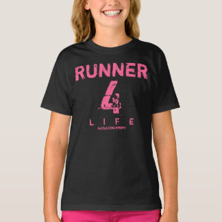 Runner 4 Life - Pink T-Shirt