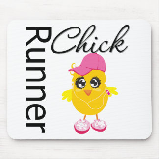 Runner Chick Mouse Pad