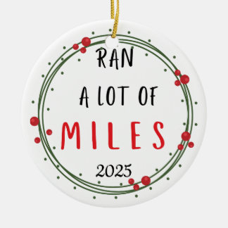 Runner Christmas Ornament Funny Holiday Gift