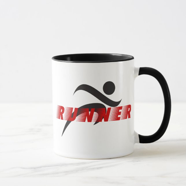Runner coffee mug (Right)