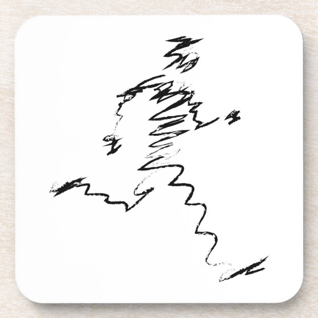 Runner cool illustration coaster (Front)