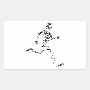 Runner cool illustration sticker