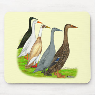 Runner Duck Assortment Mouse Pad