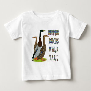 Runner Ducks Walk Tall Baby T-Shirt