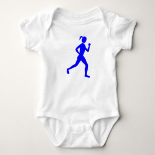 Runner (Female) - Blue Baby Bodysuit