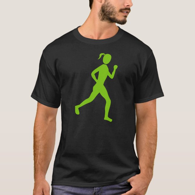 Runner (Female) - Martian Green T-Shirt (Front)