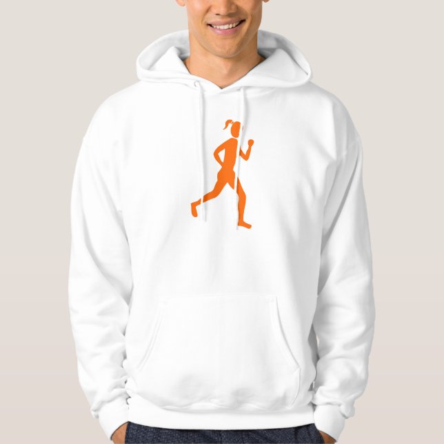 Runner (Female) - Orange Hoodie (Front)