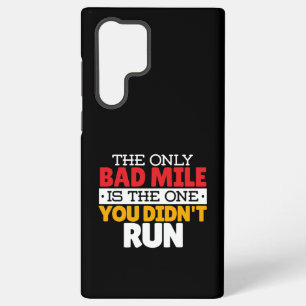 Runner - Funny Bad Mile Running Quote Samsung Galaxy Case
