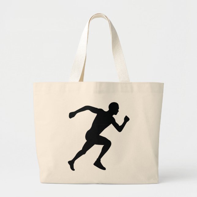Runner Large Tote Bag (Front)