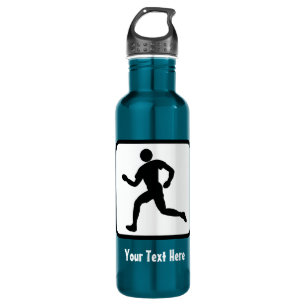 Runner Logo -- Customizable 710 Ml Water Bottle