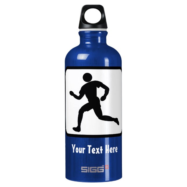 Runner Logo -- Customizable Water Bottle (Front)