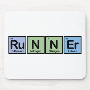 Runner made of Elements Mouse Pad