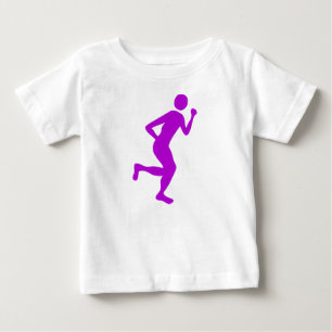 Runner (Male) - Purple Baby T-Shirt