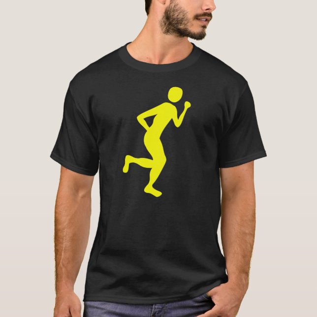 Runner (Male) - Yellow T-Shirt (Front)