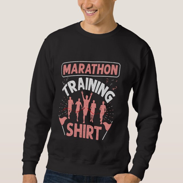 Runner MARATHON TRAINING SHIRT Running Funny Runni (Front)