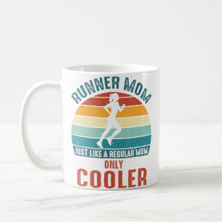 Runner Mom Cool Running Girl Future Marathon Mothe Coffee Mug