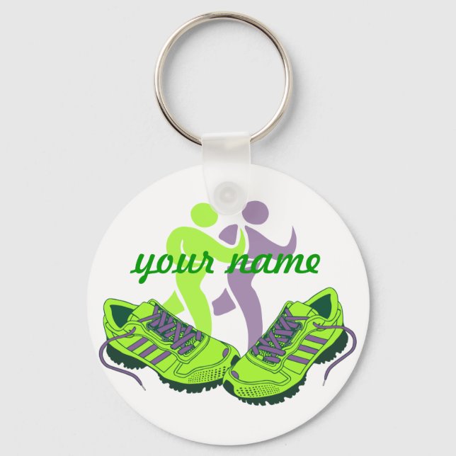 Runner Personalized Keychain (Front)