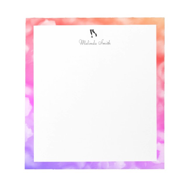 Runner. Personalized Notepad (Front)