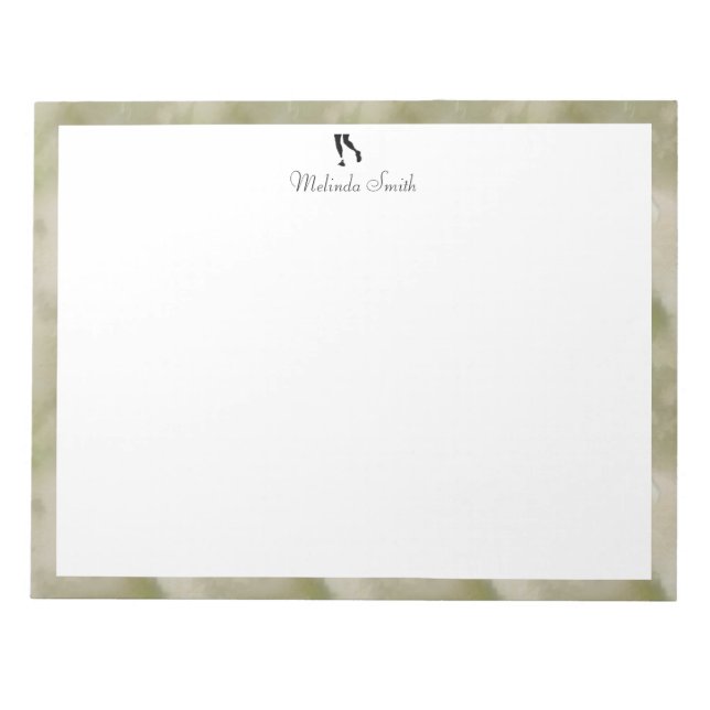 Runner. Personalized Notepad (Front)