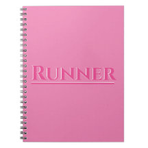 Runner pink script design
