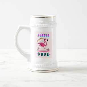 Runner Rhythmic Dude Beer Stein