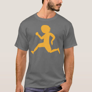 Runner running male shape T-Shirt