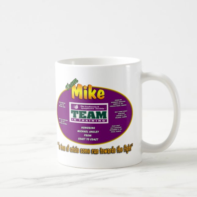 Runner Team Mike Mug (Right)