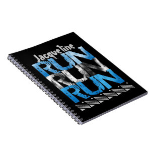 Runner Themed Personalized Option Run Run Run Notebook