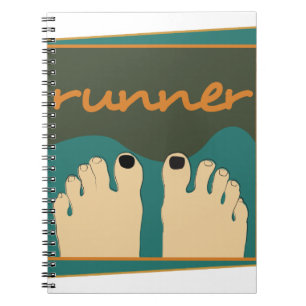 Runner Toes Notebook