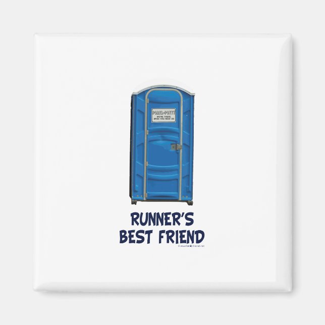 Runner's Best Friend Magnet (Front)
