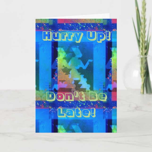 Runners Birthday Greeting Card (Front)