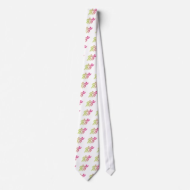 Runners cool illustration tie (Front)