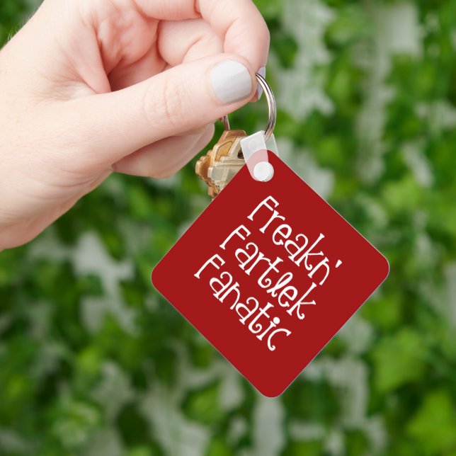 Runners Freakn' Fartlek Fanatic Keychain (Hand)