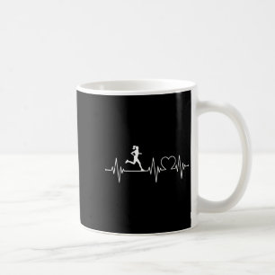 Runners Heartbeat  Coffee Mug