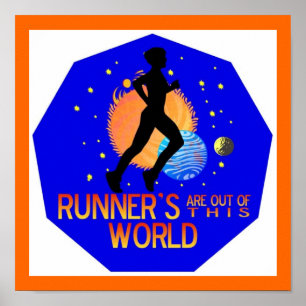 RUNNER'S OUT OF THIS WORLD POSTER