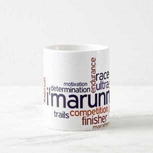 Runner's Words Coffee Mug