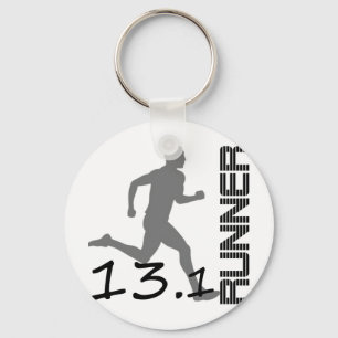Runners Zone Half Marathon gifts and apparel Keychain