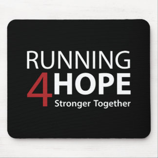 Running4Hope Black Mouse Pad