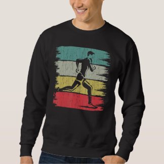 RUNNING 365 Vintage Retro Men Run Running Runner G Sweatshirt