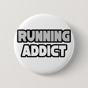 Running Addict 2 Inch Round Button