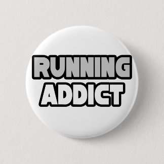 Running Addict 2 Inch Round Button