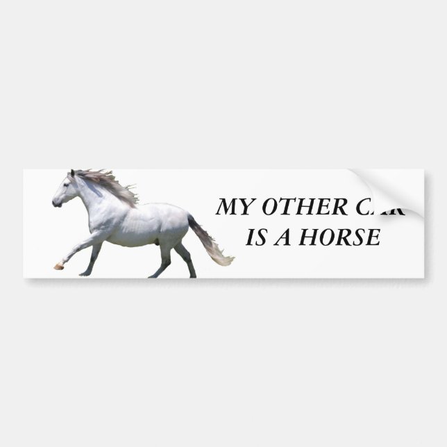 RUNNING ANDALUSIAN BUMPER STICKER (Front)