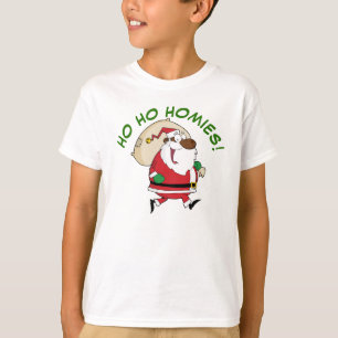 Running Black Santa Shirt