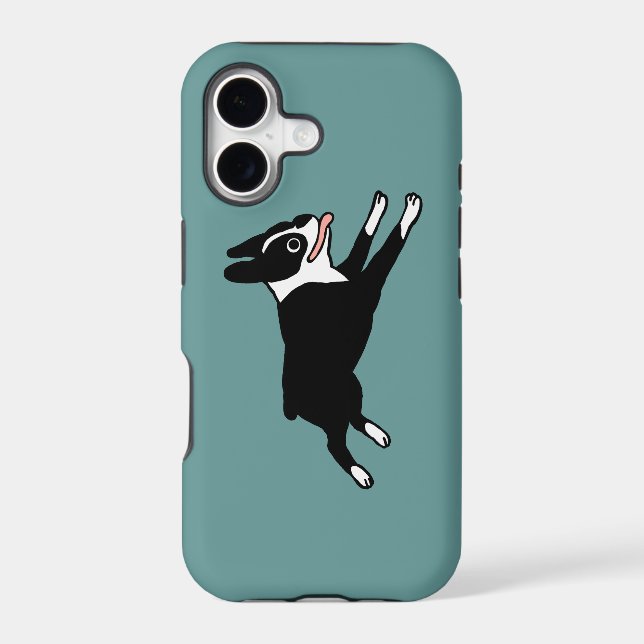 Running Boston Terrier - Customizable Colour (Back)