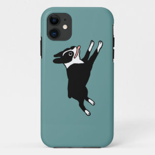 Running Boston Terrier - Customizable Colour iPhone 11 Case
