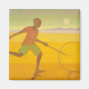 Running Boy 2010 Magnet