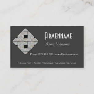 running business card