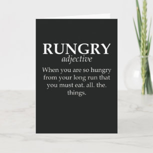 Running Cards Runner Marathon Funny Marathoner Xc