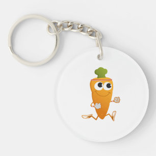 Running Carrot Keychain