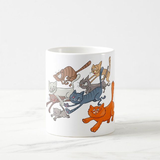 Running Cats Coffee Mug (Creator Uploaded)